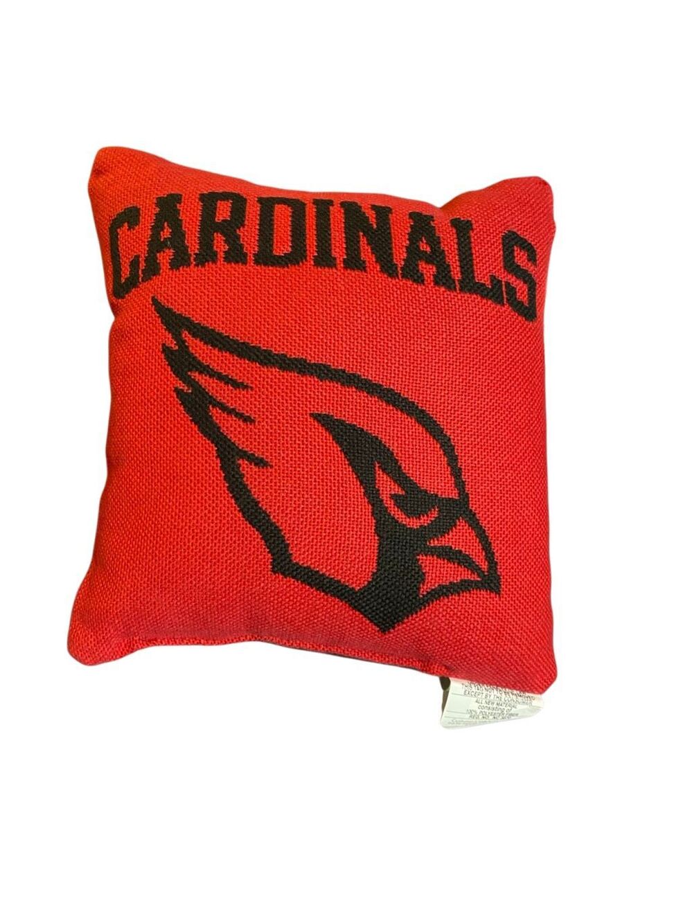 NWT Northwest NFL decorative football throw pillow Cardinals 14 x 14